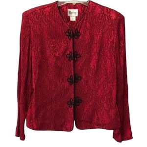 Vintage 90’s Satin Top Red 12